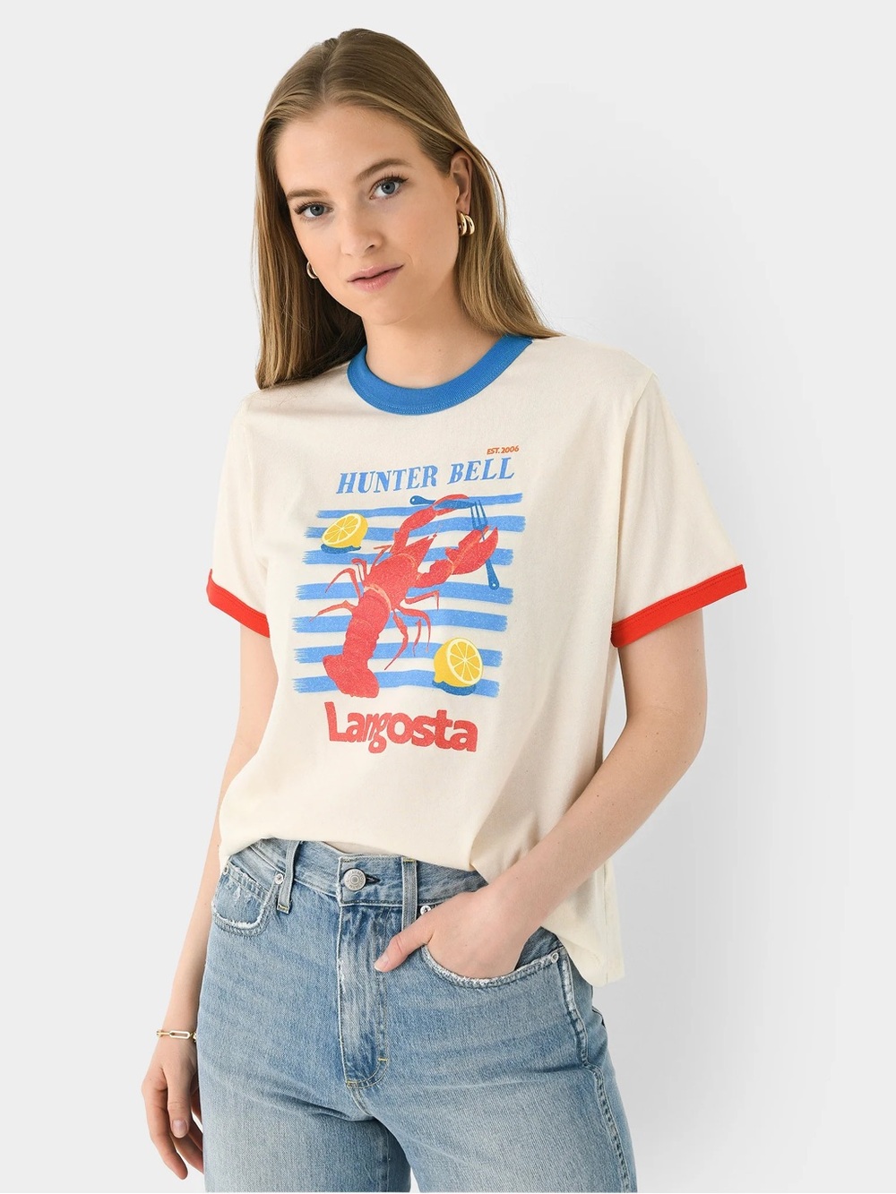 HUNTER BELL Lobster Graphic Tee